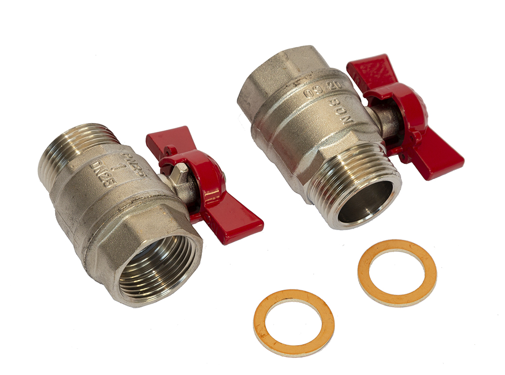 Daikin Kugelhahn-Set, ASH3, 2 St./VPE für RMX, 1 IG x 1 AG