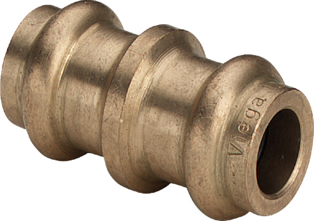 Viega Muffe mit SC Sanpress 9778.0 in 12x10mm Siliziumbronze