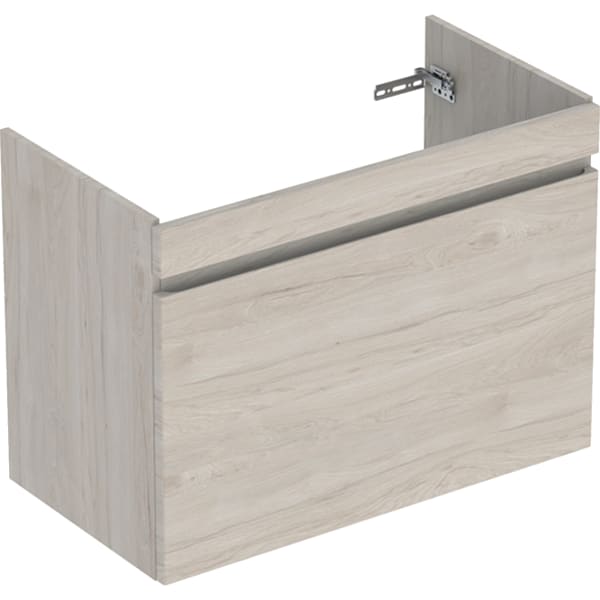 Geberit Renova Plan US f. WT, mit 1 Schublade 83,2x60,6x44,6cm, Nussbaum hickory hell