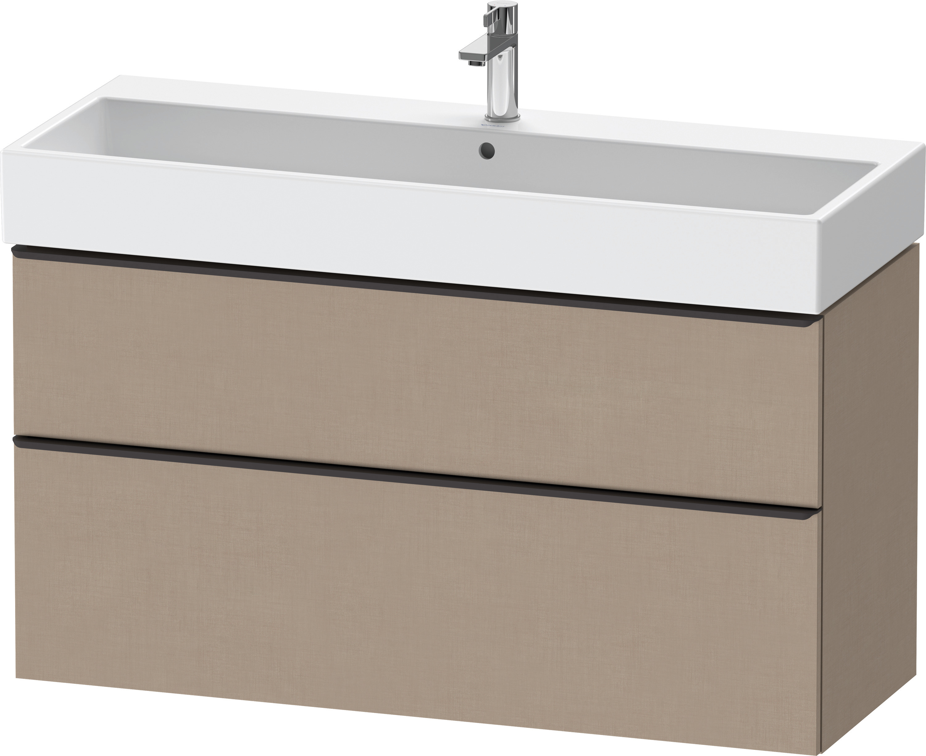 Duravit D-Neo WTU,Ausz:1,Schubk:1,GR:Dia.Schw 1184x442x625mm,Wandh, Leinen Matt, Dekor