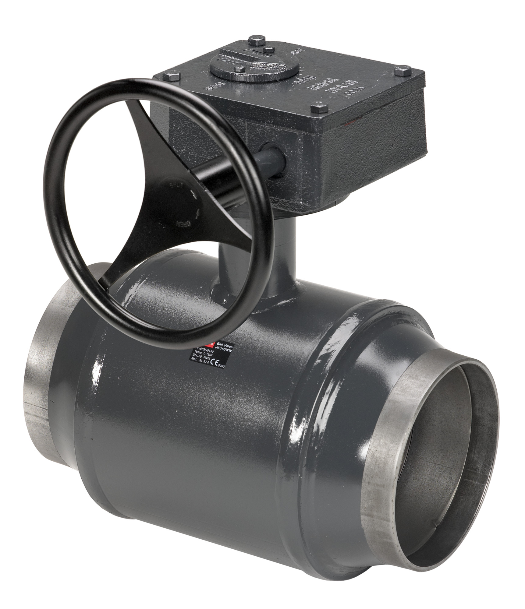 Danfoss Kugelhahn Typ JIP 125.12 G DN 250, Kvs 5100 m3/h, PN25, AE - AE
