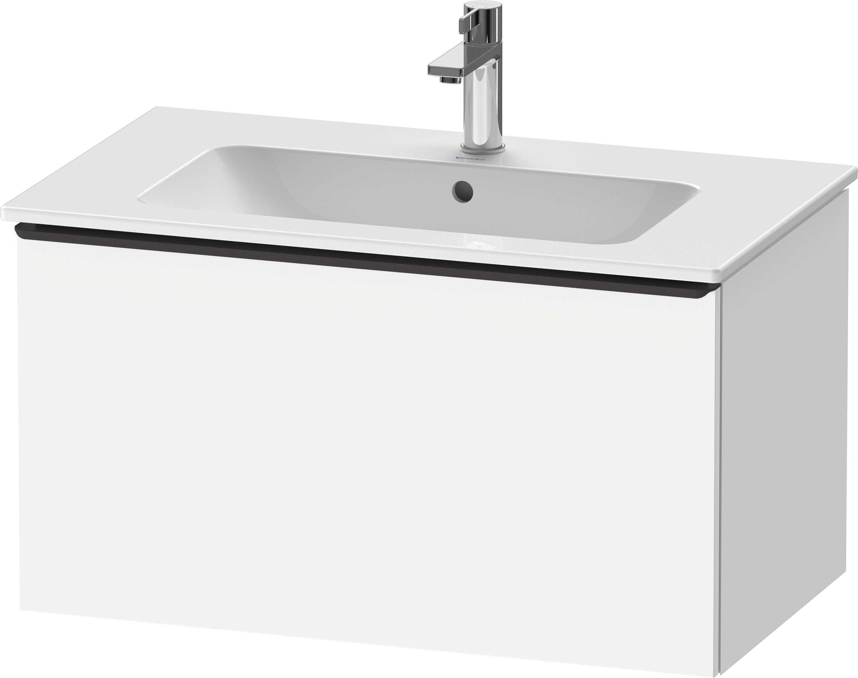 Duravit D-Neo WTU,Wdh,Ausz:1,Gr:Diamant Schw. 810x462x440mm,Weiß Matt,Dekor