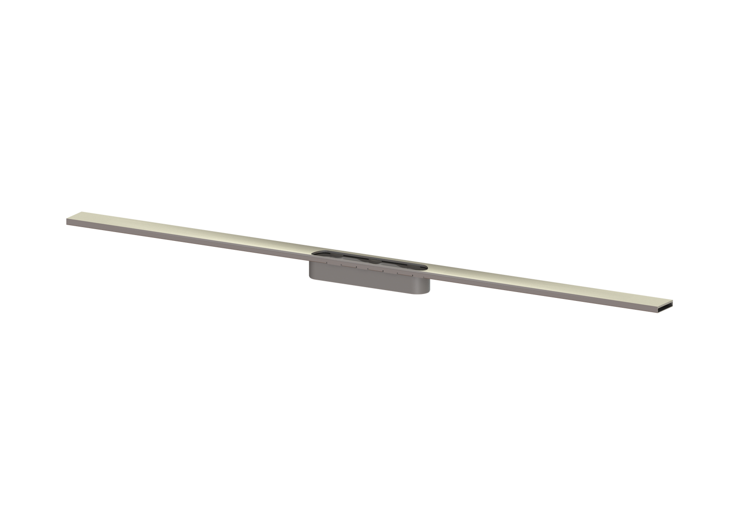 KESSEL-Rinnenprofil 1000 mm, Edelstahl gebürstet