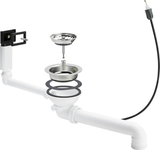 Viega Ablaufventilset 7139.161 in Kunststoff weiss