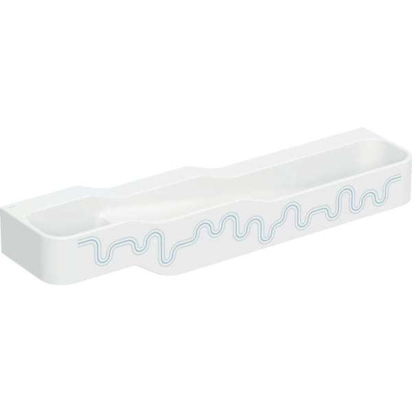 Geberit Bambini Spiel/Waschlandschaft B:180cm 4 Waschpl., tieferes B re, o. Hl., blau