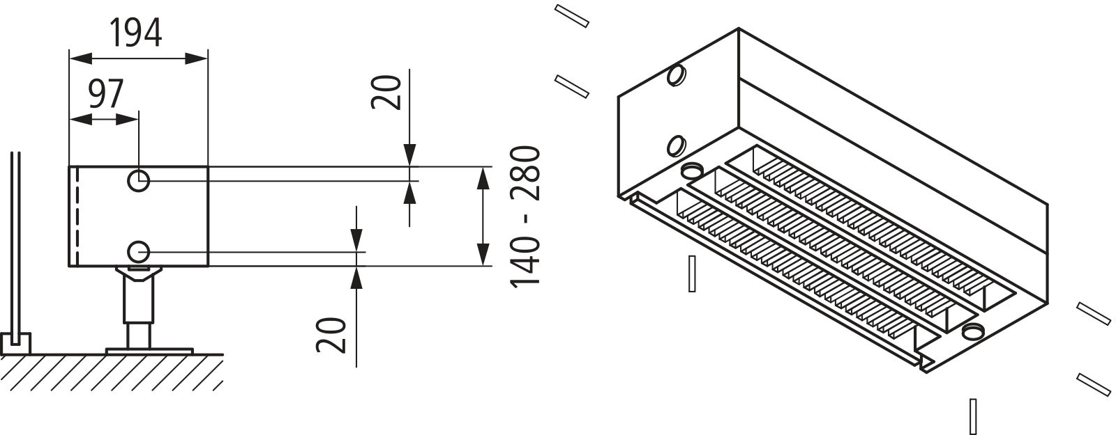Kermi Kon m. Str. Typ33 BH70x194x900mm QN648, weiß, 6bar, m. Abd, AB 12