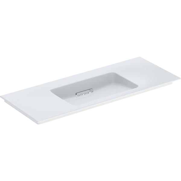 Geberit ONE MWT 120x48cm, CleanDrain o. Hl., o. Ül., weiß, KeraTect/weiß glzd