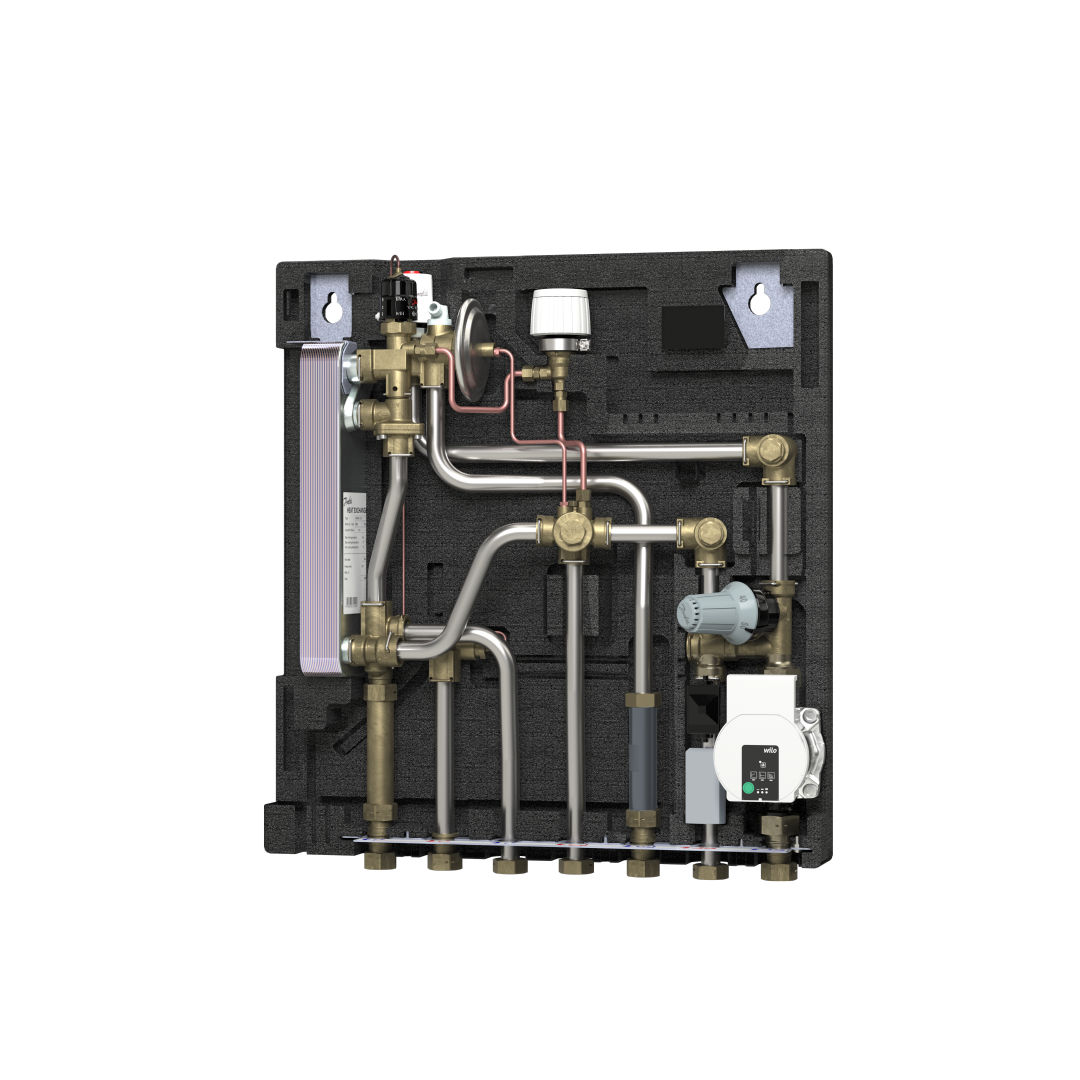 Kermi x-net Wohnungsstation C 45 gem. HK FBH-Heizkreis gemischt + HK ungemischt Kermi x-net Wohnungsstation C 45 gem. HK FBH-Heizkreis gemischt + HK ungemischt