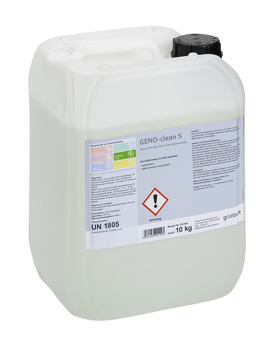 Gruenbeck GENO-clean S Kanister-Inhalt 10 kg Gruenbeck GENO-clean S Kanister-Inhalt 10 kg