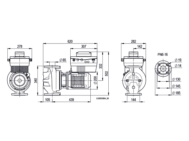 BIRAL Inline-Pumpe VivarA M 65-34 340