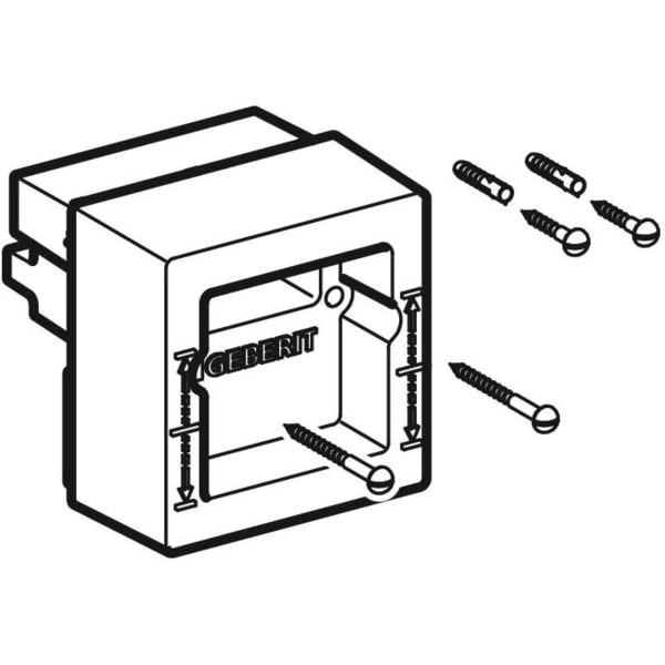 Geberit Bauschutz Wandeinbaukasten -UP Siphon