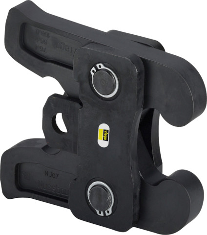 Viega Zugbacke 2297.1XL in 76,1-88,9-108,0mm Stahl schwarz