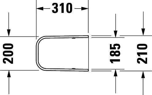 DU Halbsäule Happy D.2 für 231680, 261665, 231660, weiß
