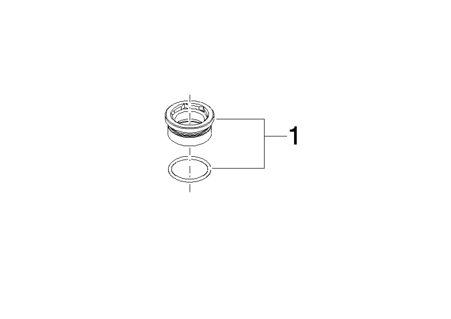 DO Befestigung Mutter ERSATZTEILE 90231006600 32 x 15,5 x 32 mm