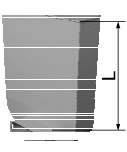 Wolf Anschlussteil für Flachkanal 50x140 Bodengitter, 90Grad, L:240mm
