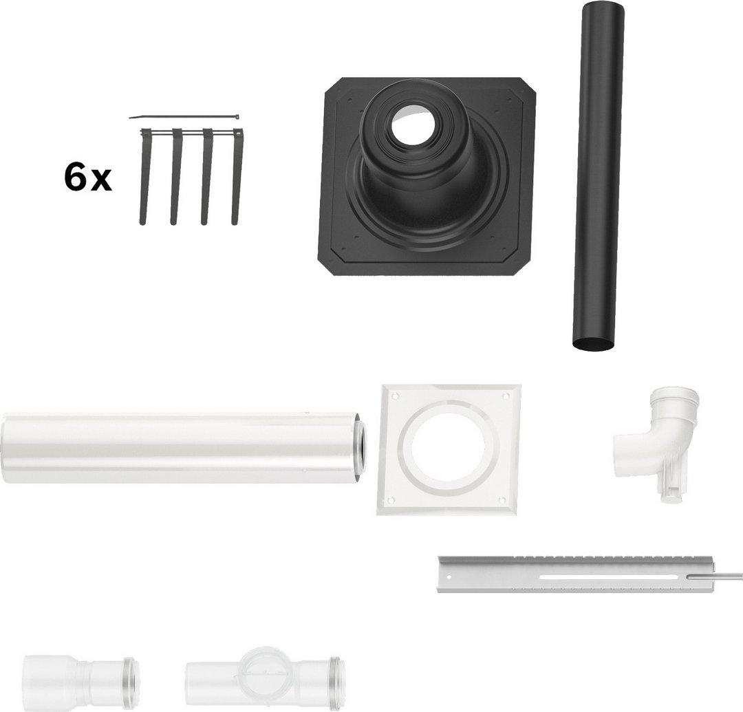 BOSCH Abgaszubehör FC-Set60-B53 (hinten) Grundbausatz B53, d:60