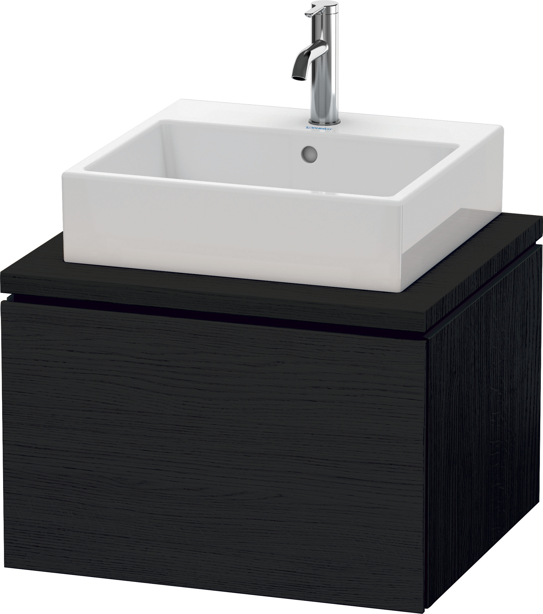 Duravit WTU für Konsole L-Cube 400x620x547mm 1 Auszug, Eiche Schwarz