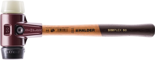 Schonhammer SIMPLEX L.405mm Kopf-D.60mm mittelh./hart HO Gum.schwarz/Nylon weiß Schonhammer SIMPLEX L.405mm Kopf-D.60mm mittelh./hart HO Gum.schwarz/Nylon weiß