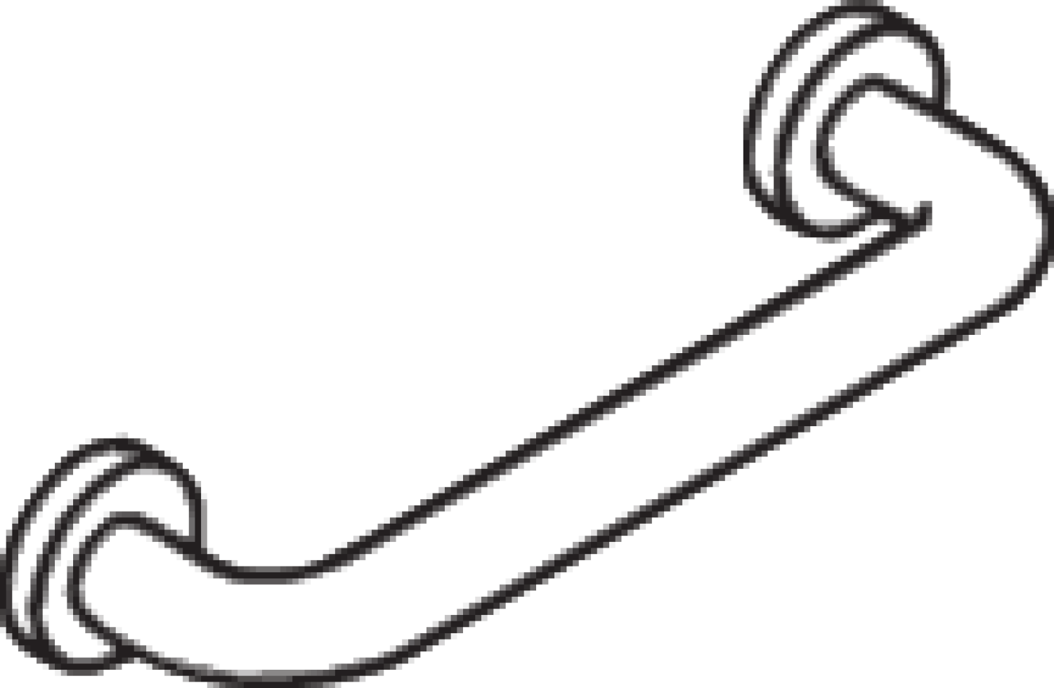 HEWI Griff/Handtuchhalter Ser 477,matt, d:33, AM:300, m. Ros. anthrazitgrau