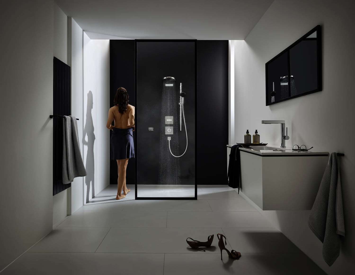 Hansgrohe Waschtischmischer 230 Finoris Ausziehbrause 2jet chrom