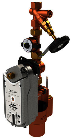 KEMPER Spülgruppe 24 V KHS Figur 684 01 m. CONTROL-PLUS, DN15, PN16