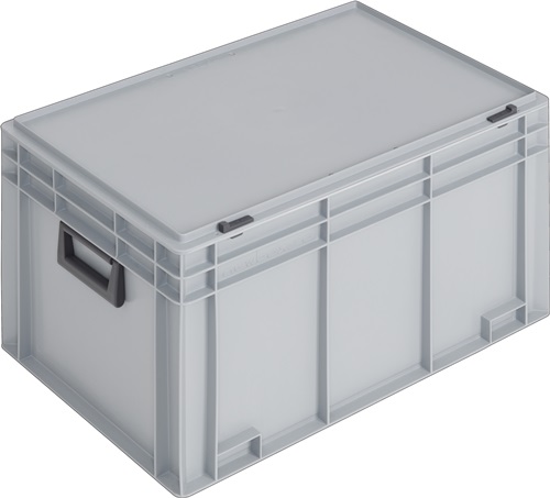 Ku.-Koffer L600xB400xH353mm PP 2 Griffe Schiebeverschluss grau 70l LOCKWEILER Ku.-Koffer L600xB400xH353mm PP 2 Griffe Schiebeverschluss grau 70l LOCKWEILER