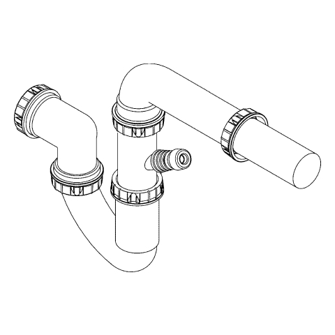 GROHE Siphon 42617 für Küchenspülen GROHE Siphon 42617 für Küchenspülen