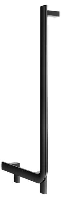 KEUCO Winkelgriff 90 Grad AXESS 35006, r. 381/851mm sw matt