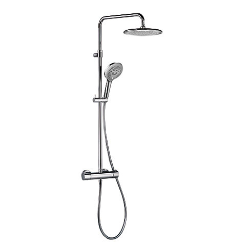 KLUDI FRESHLINE Thermostat Dual Shower System, 8.0 l chrom KLUDI FRESHLINE Thermostat Dual Shower System, 8.0 l chrom