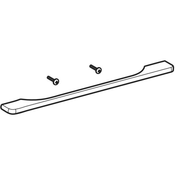 Geberit Griff für WTU L: 32,2cm, hochglanz-verchromt