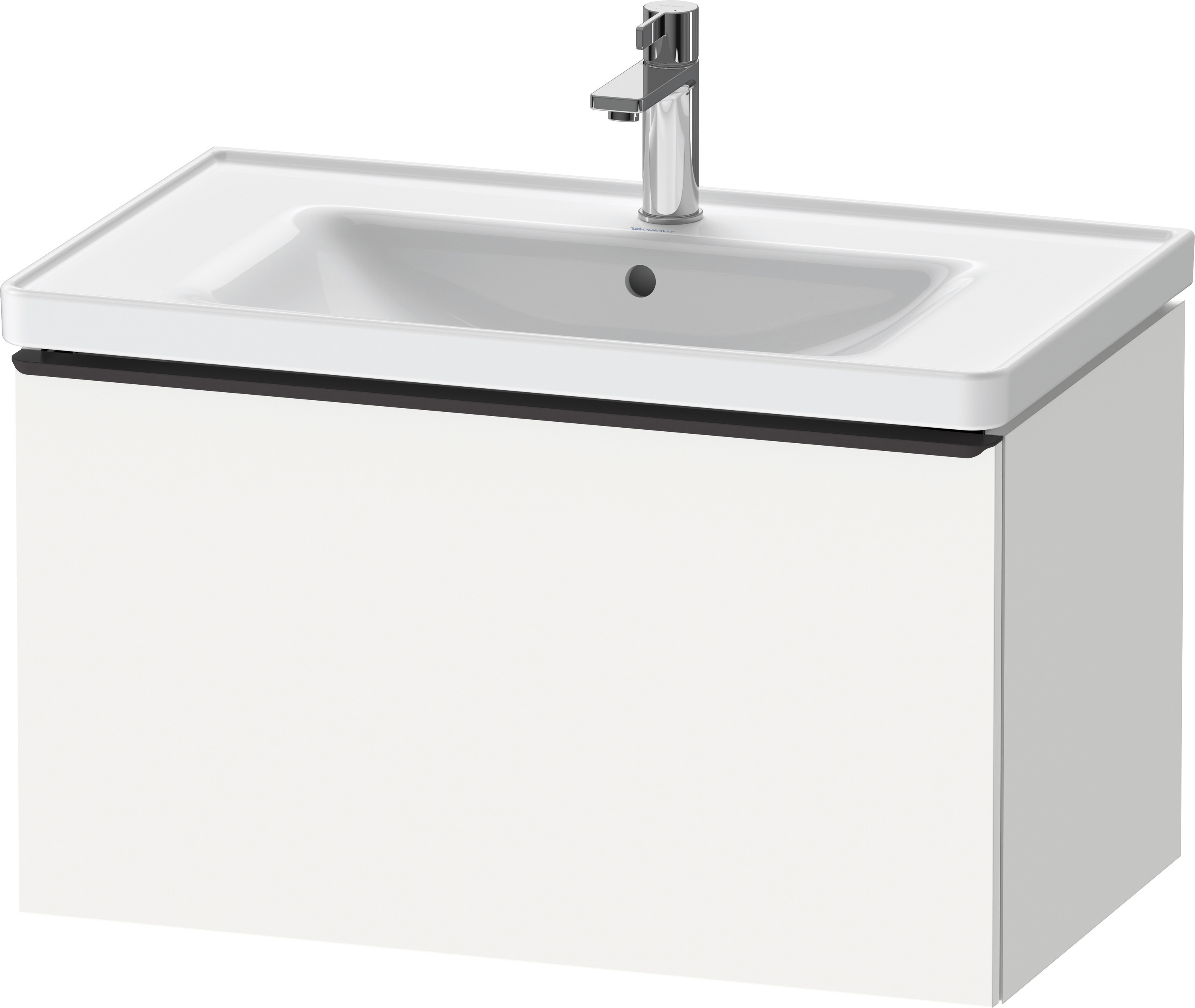 Duravit D-Neo WTU,Wdh,Ausz:1,Gr:Diamant Schw. 784x452x440mm,Weiß Matt,Dekor