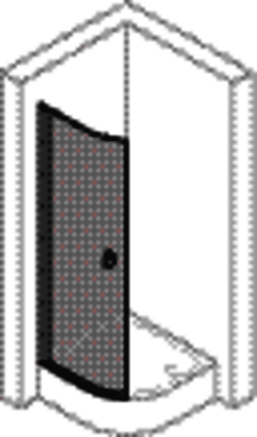 Hüppe Schwingtür 501 Design 2-flügelig 510652.087.321 1000-1900 si.matt Gl. 321