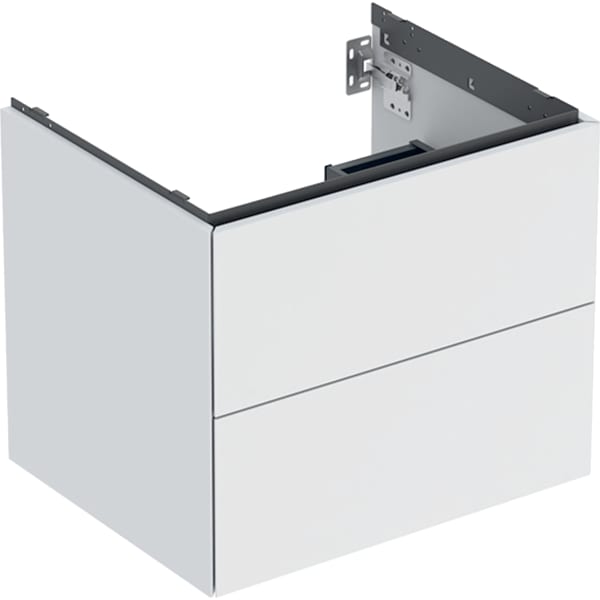 Geberit ONE Unterschrank für WT/-Platte 2 Schubl., 59,2x50,4x47cm, weiß matt