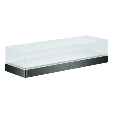 GROHE Ablagekorb Allure 40966_1 Wandmontage transparent/hard graphite GROHE Ablagekorb Allure 40966_1 Wandmontage transparent/hard graphite