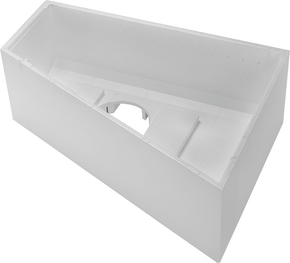 Duravit Wannenträger f.#700505 Duravit No.1 Badewanne 1500x800mm, Ecke rechts