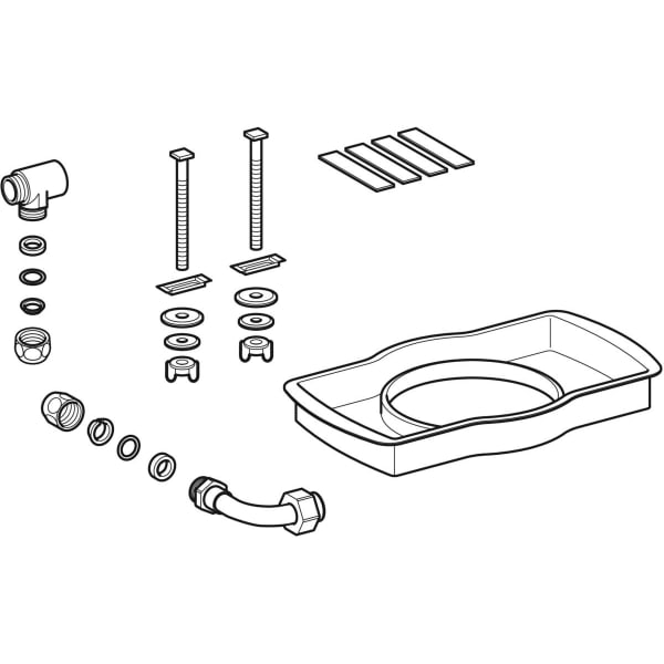 Geberit Wasseranschlussset zu Geberit AquaClean 4000 Geberit Wasseranschlussset zu Geberit AquaClean 4000