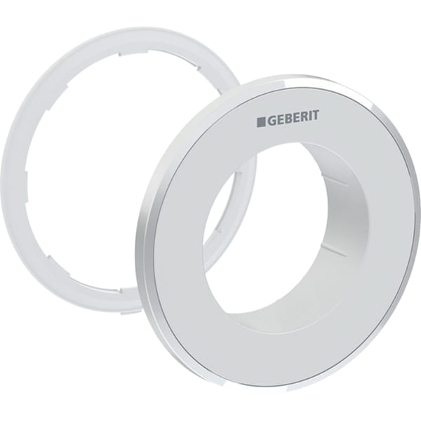 Geberit Typ 10 Rosette für Fernbetätigung rund, UP-Drücker, chrom matt, Etc