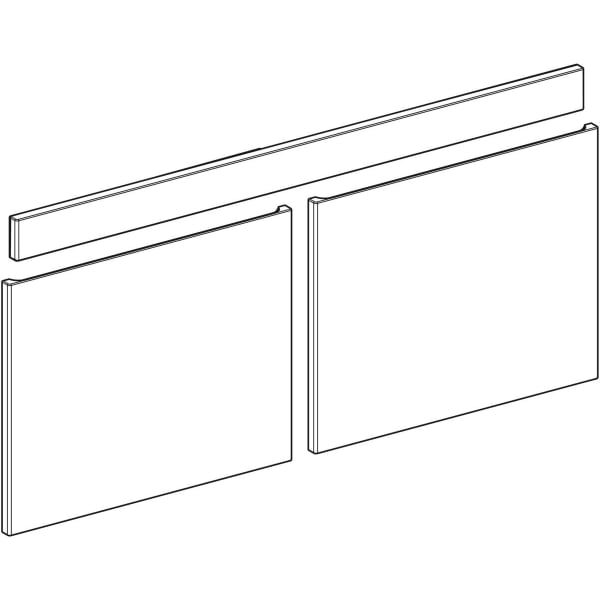 Geberit Schubladen-/Front Set für Renova Plan US für DWT, B:130cm, weiß