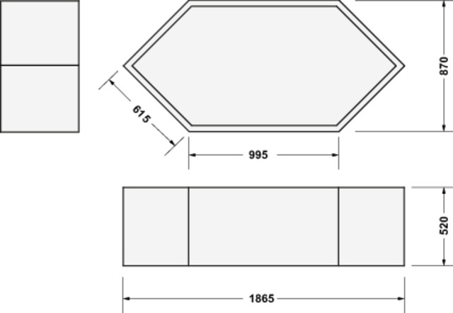 DU Wannenträger für 700138
