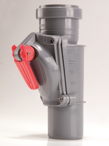 airfit Rückstauverschluss DN 110 für senkrechte Montage