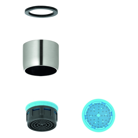 GROHE Mousseur 13928 Durchflussklasse A 15 l/min 3 bar Kalksch. M22x1 supersteel GROHE Mousseur 13928 Durchflussklasse A 15 l/min 3 bar Kalksch. M22x1 supersteel
