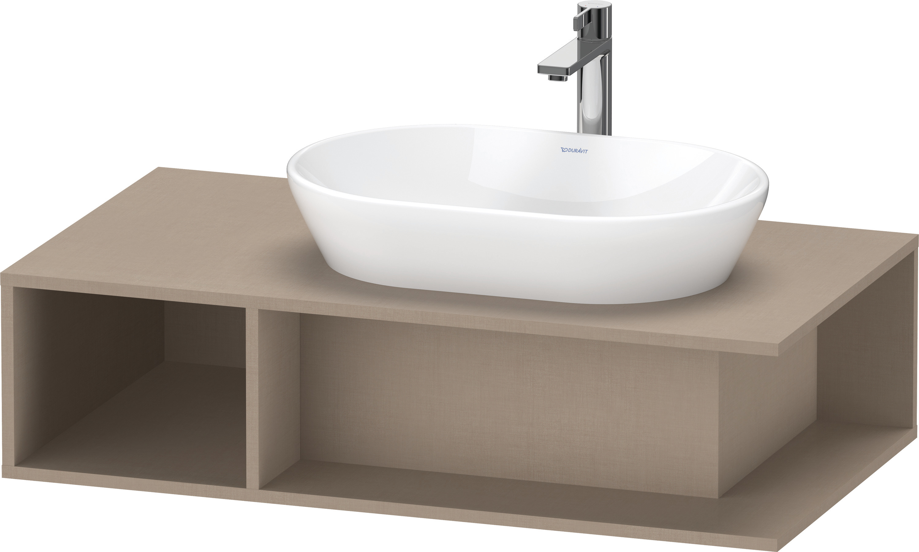 Duravit D-Neo WTU wandh.,1 offenes Fach l., 260x1000x550mm, Leinen