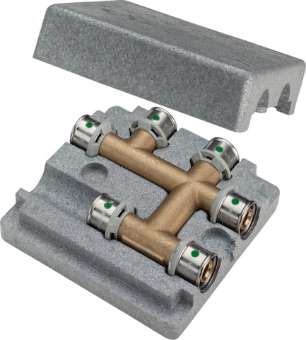 Viega Kreuzungs-T-Stück mit SC Sanfix P 2149 in 20x16x20mm Messing