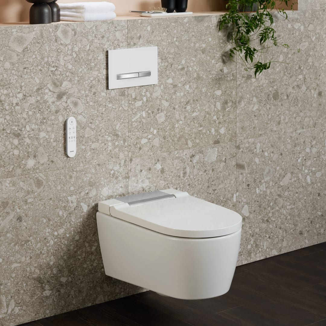 Geberit AquaClean Sela WC-Komplettanlage Wand-WC glanzchrom