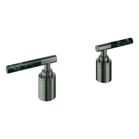 GROHE Hebelgriffe Atrio Private C. 48465 Vanilla Noir Caesarstone hard graph. gb.