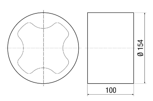 Maico Schalldämmelement PP 45 für Endmontage-Set PP 45