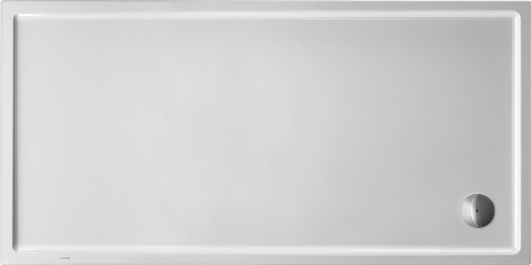 DU Starck Slimline Duschwanne, Rechteckig, 1800x900x65 mm, Weiß, Sanitä