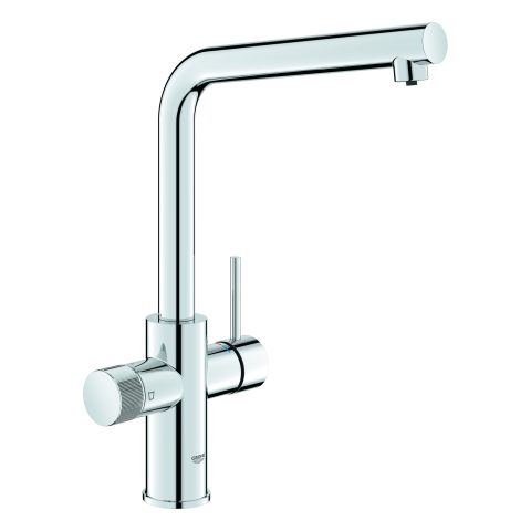 GROHE SPT-Batterie GROHE Blue Pure Minta 30588 L-Auslauf chrom