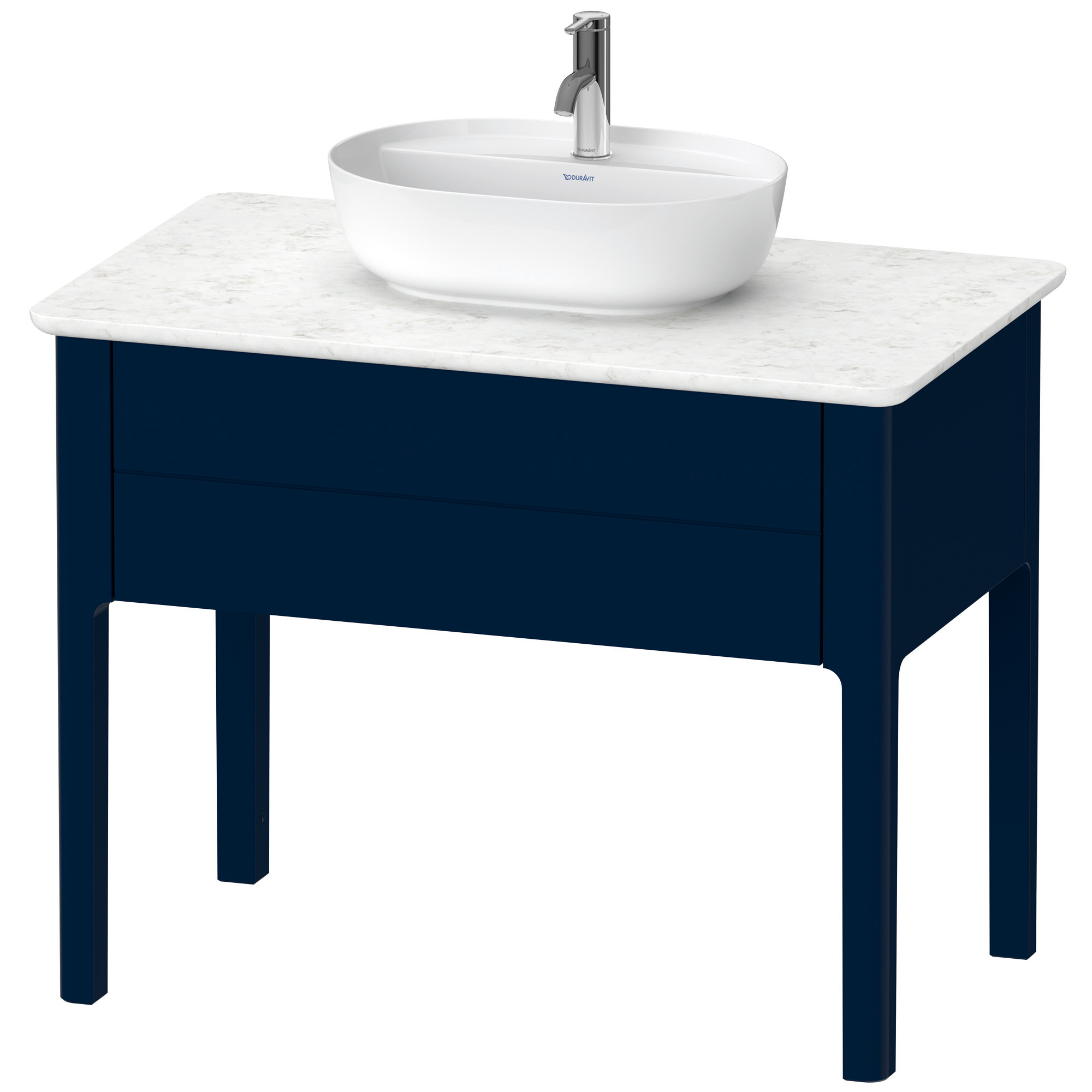 Duravit Luv Waschtischunterbau bodenstehend 1 Auszug,743x938x570mm,Nachtblau SdM.