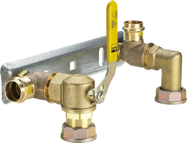 Viega Montageeinheit G2343 in R1 x Rp1 x 28mm Stahl